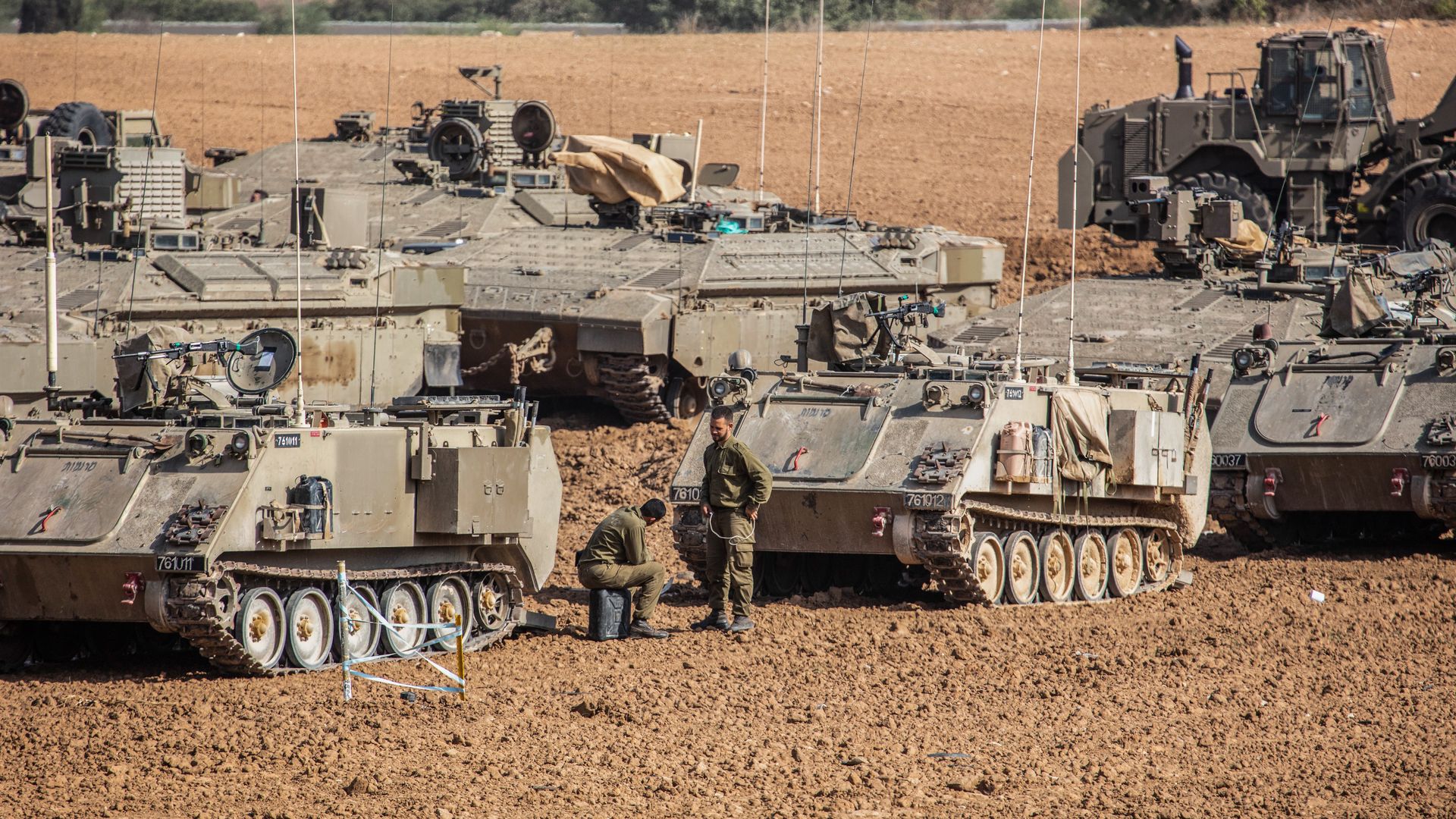 Israeli Defense Forces in the Gaza strip