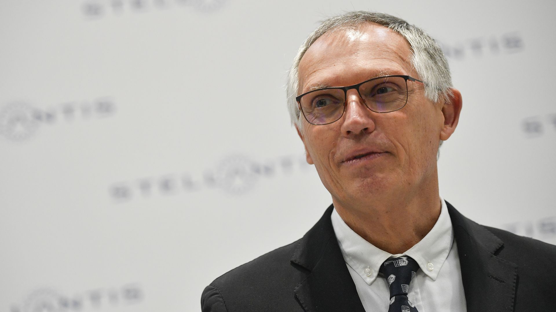 Carlos Tavares, CEO of Stellantis attends during the Inauguration of the Hybrid and PHEV Vehicles Stellantis Group eDCT Assembly Plant on April 10, 2024 in Turin, Italy. 