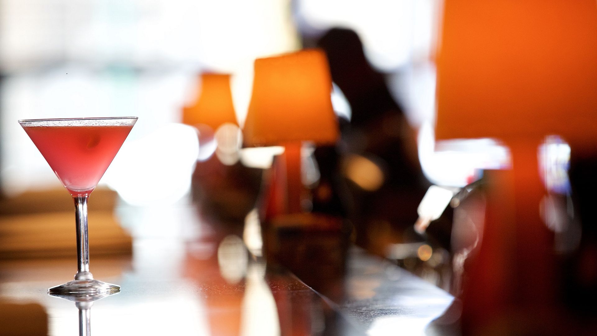 A Cosmopolitan in a frosted glass at Woodmont Grill photographed in Bethesda, MD. (Photo by Deb Lindsey For The Washington Post via Getty Images).