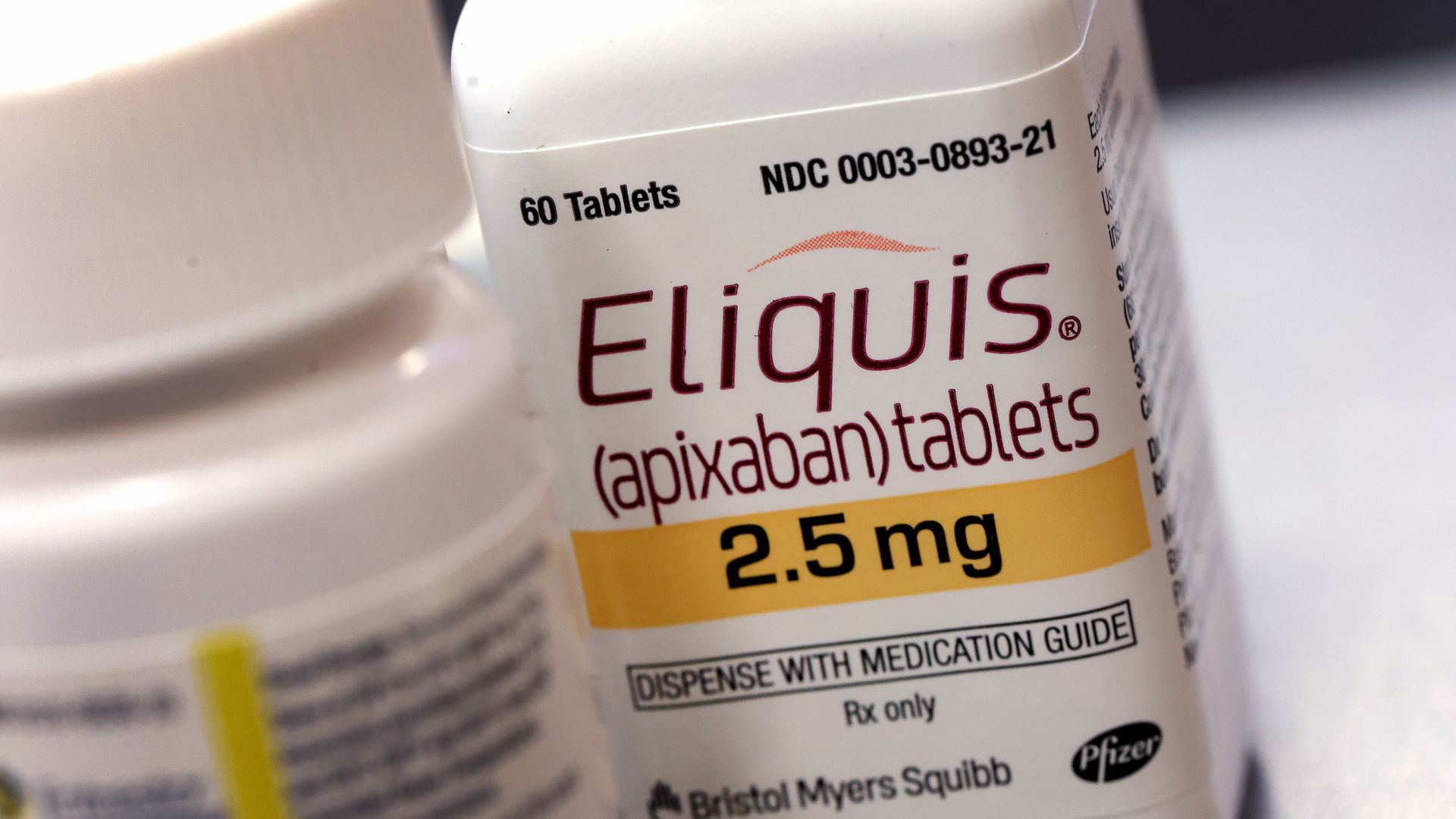 Blood thinner Eliquis from Bristol Myers Squibb