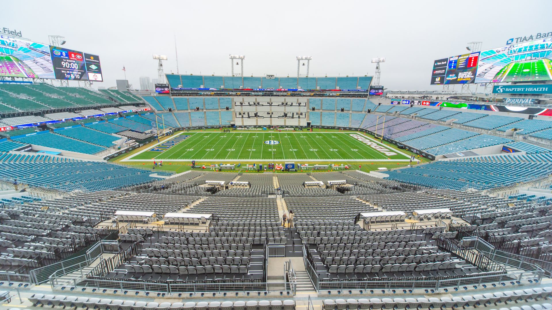 TIAA Bank Field in Jacksonville, Florida, on Oct. 29.