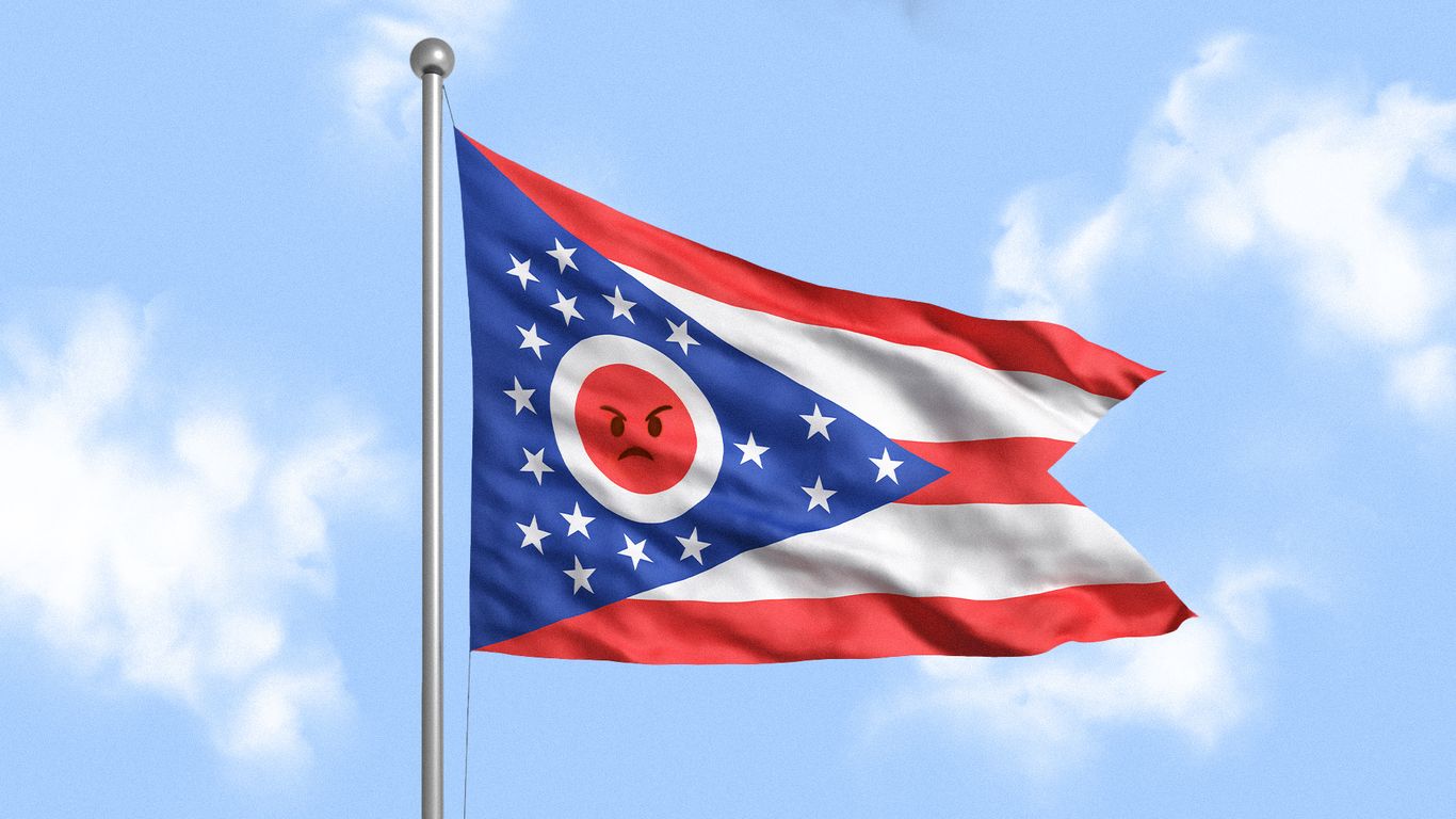 Reliably red Ohio suddenly a red-hot mess for GOP