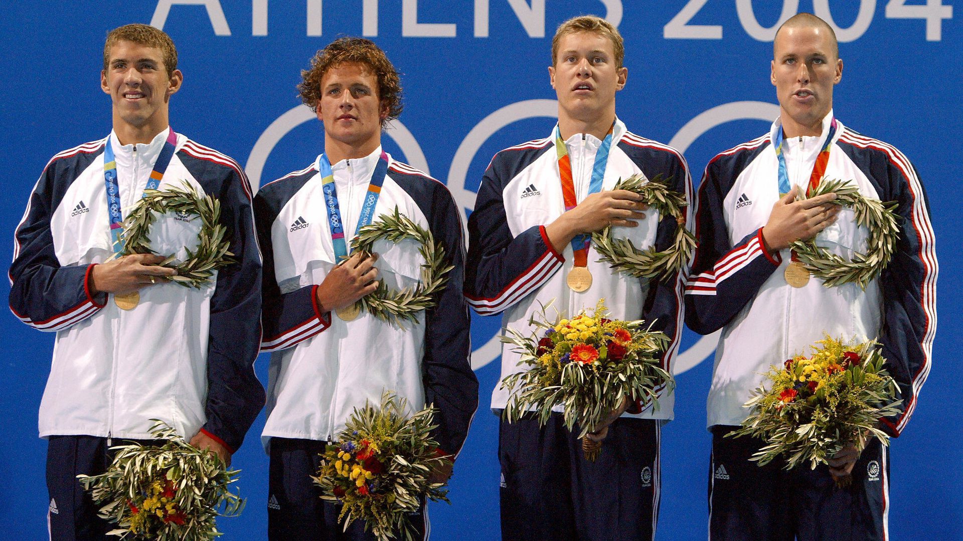 Picture of U.S. olympic swimmers