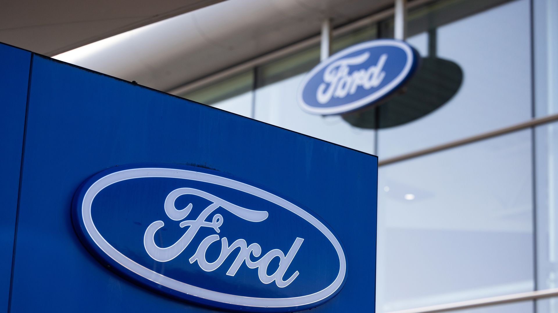 Photo of the Ford Motor Company logo