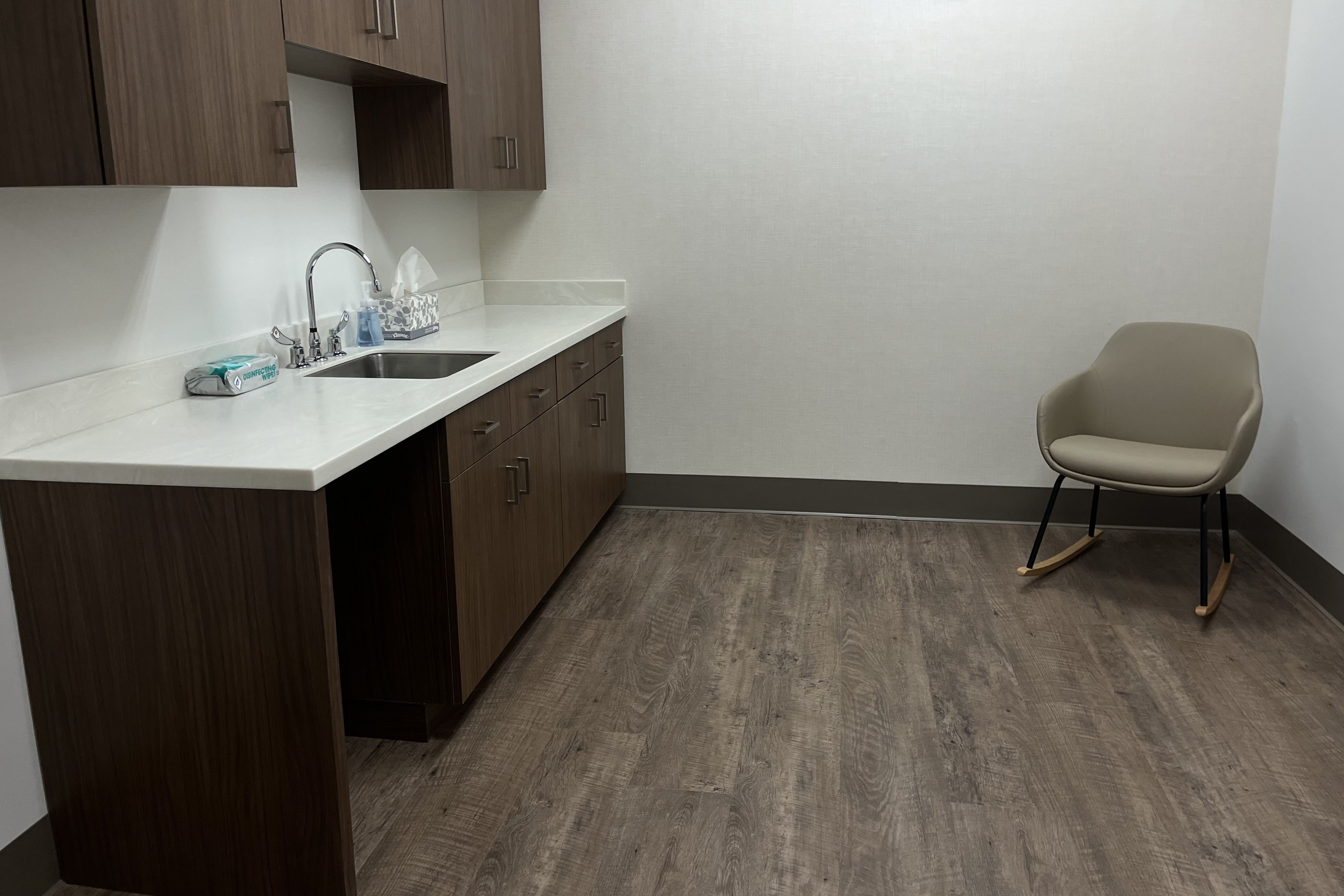 A mother's room with a chair