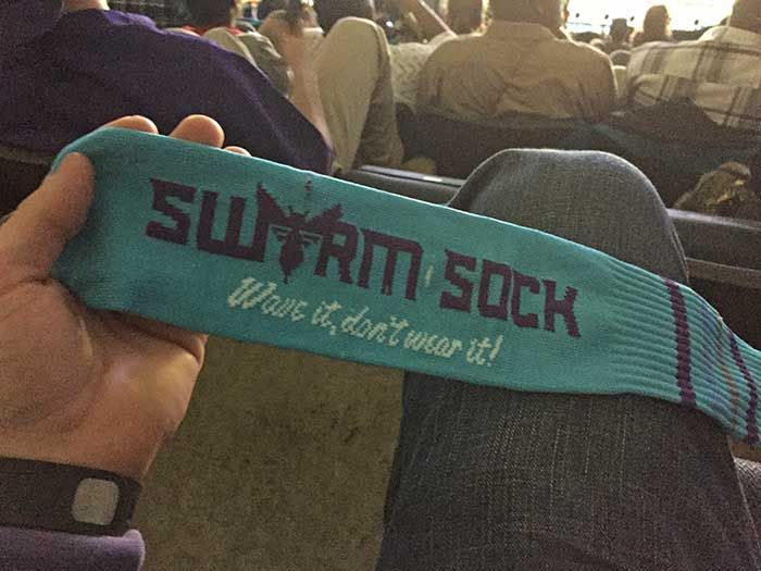 hornets-swarm-sock