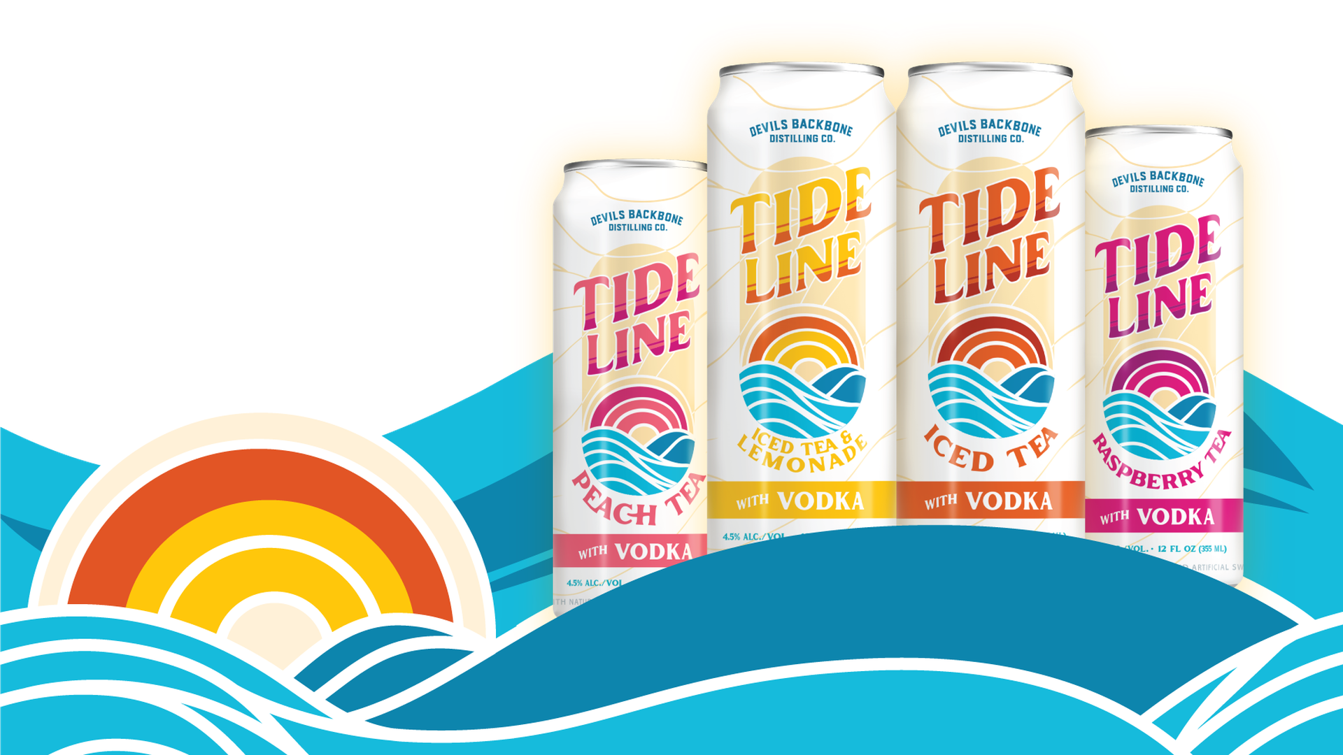 a row of cans that say tide Line 