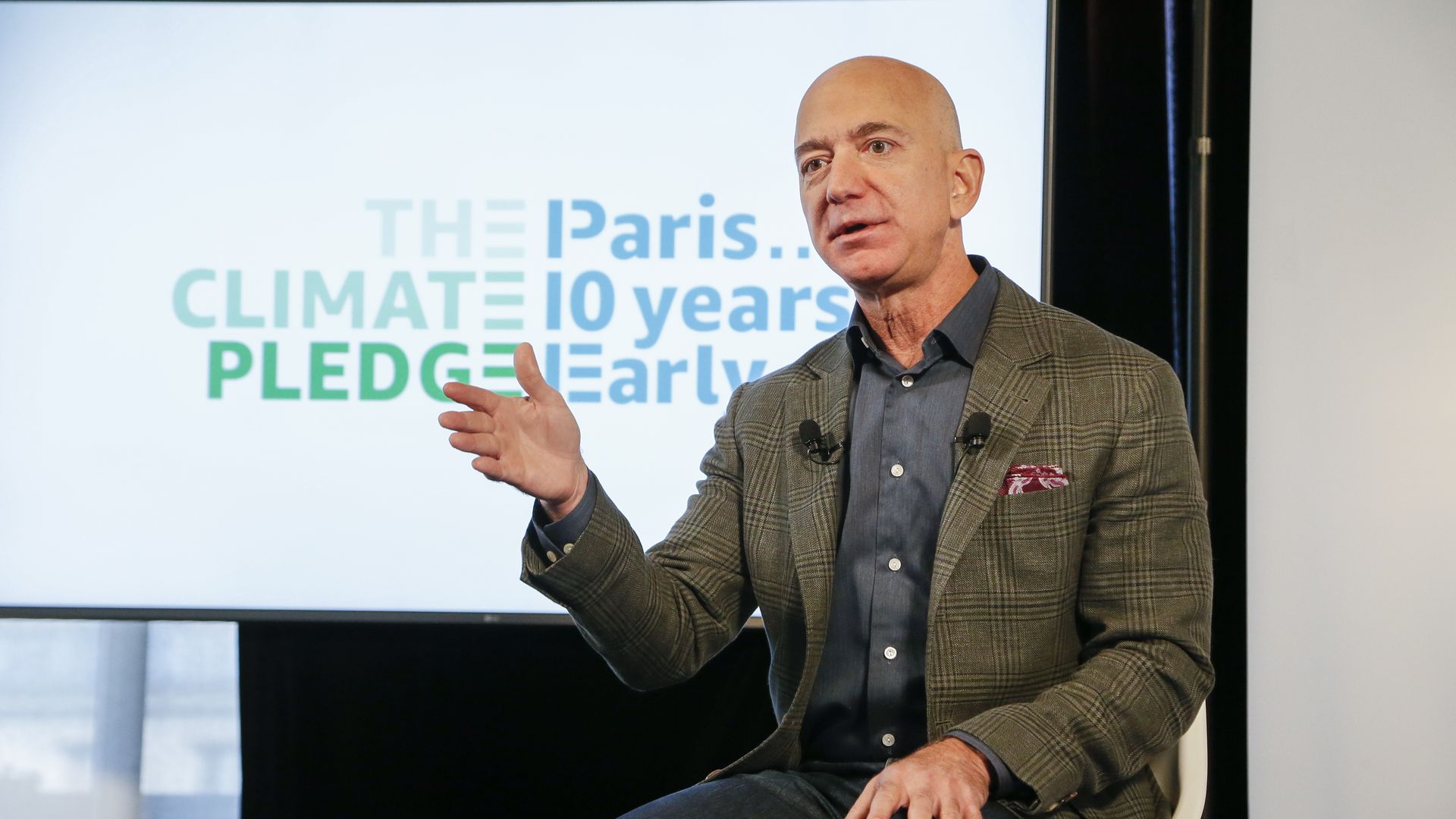 Amazon founder Jeff Bezos announces the co-founding of The Climate Pledge 
