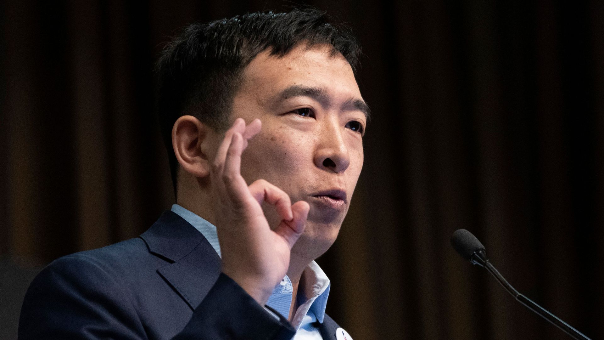 Democratic 2020 hopeful Andrew Yang proposes giving every American adult a $1000 a month "freedom dividend."