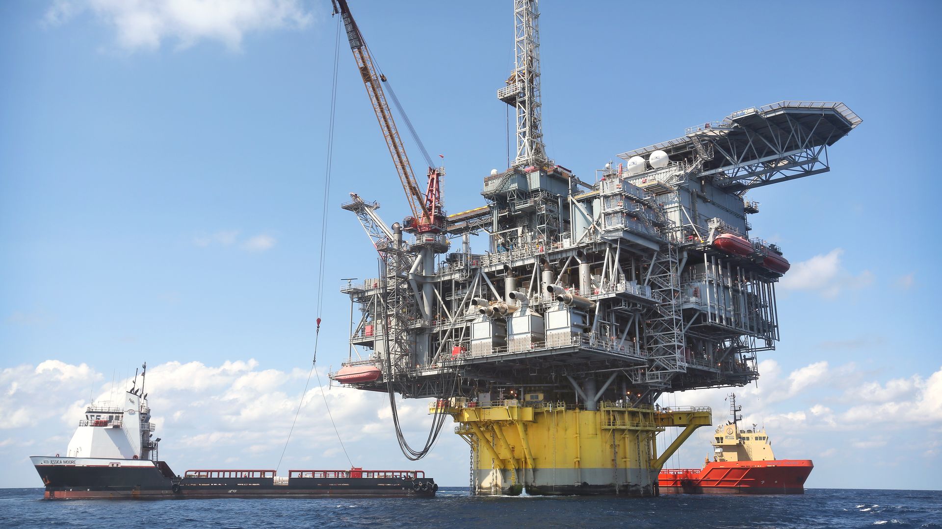 Shell's Perdido offshore drilling and production platform in the Gulf of Mexico. 