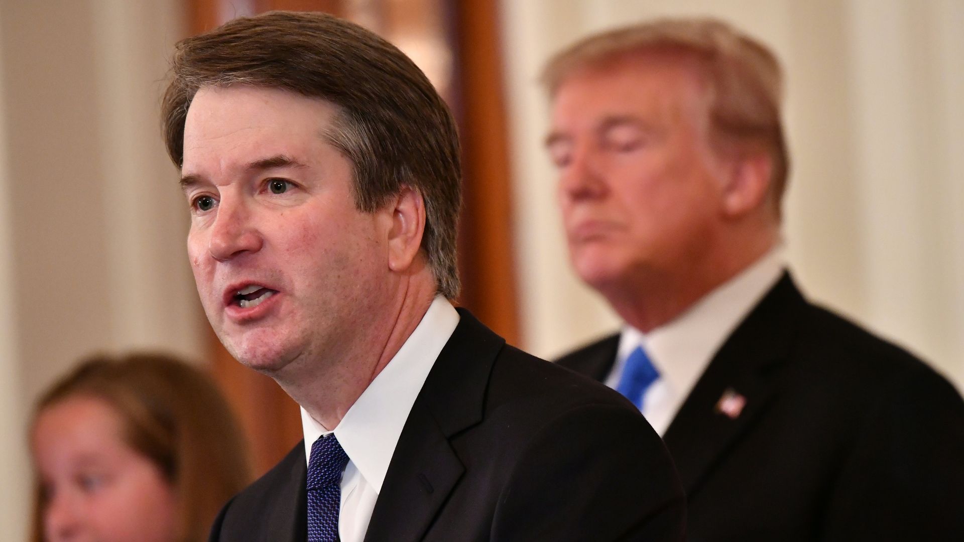 Judge Brett Kavanaugh and President Trump