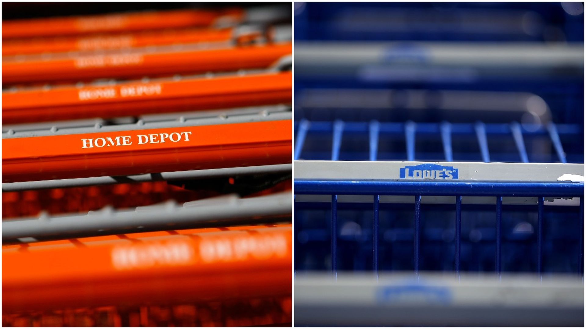 Home Depot & Lowe's carts
