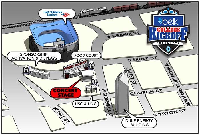 Belk College Kickoff Fan Fest