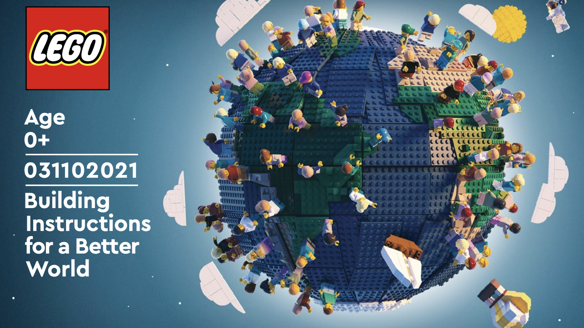 The "building instructions for a better world" that Lego Group helped create with kids to distribute to global leaders