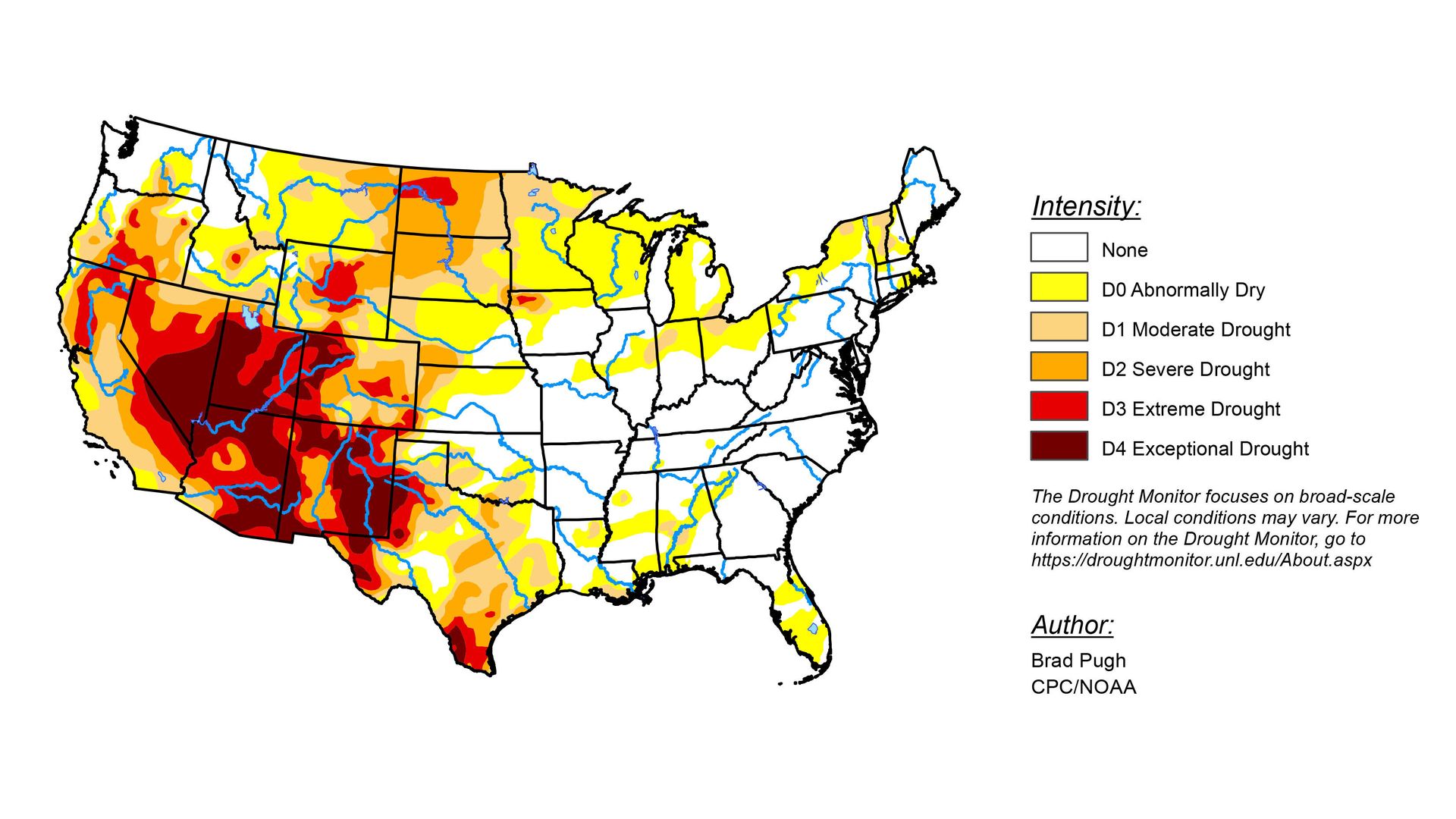 Drought map