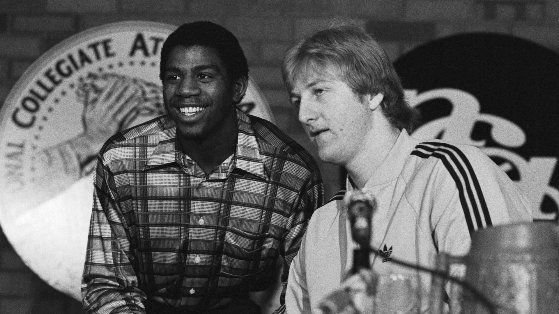 Magic Johnson and Larry Bird