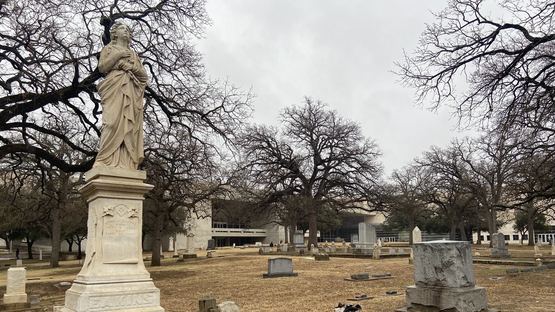 Cemetery downtown