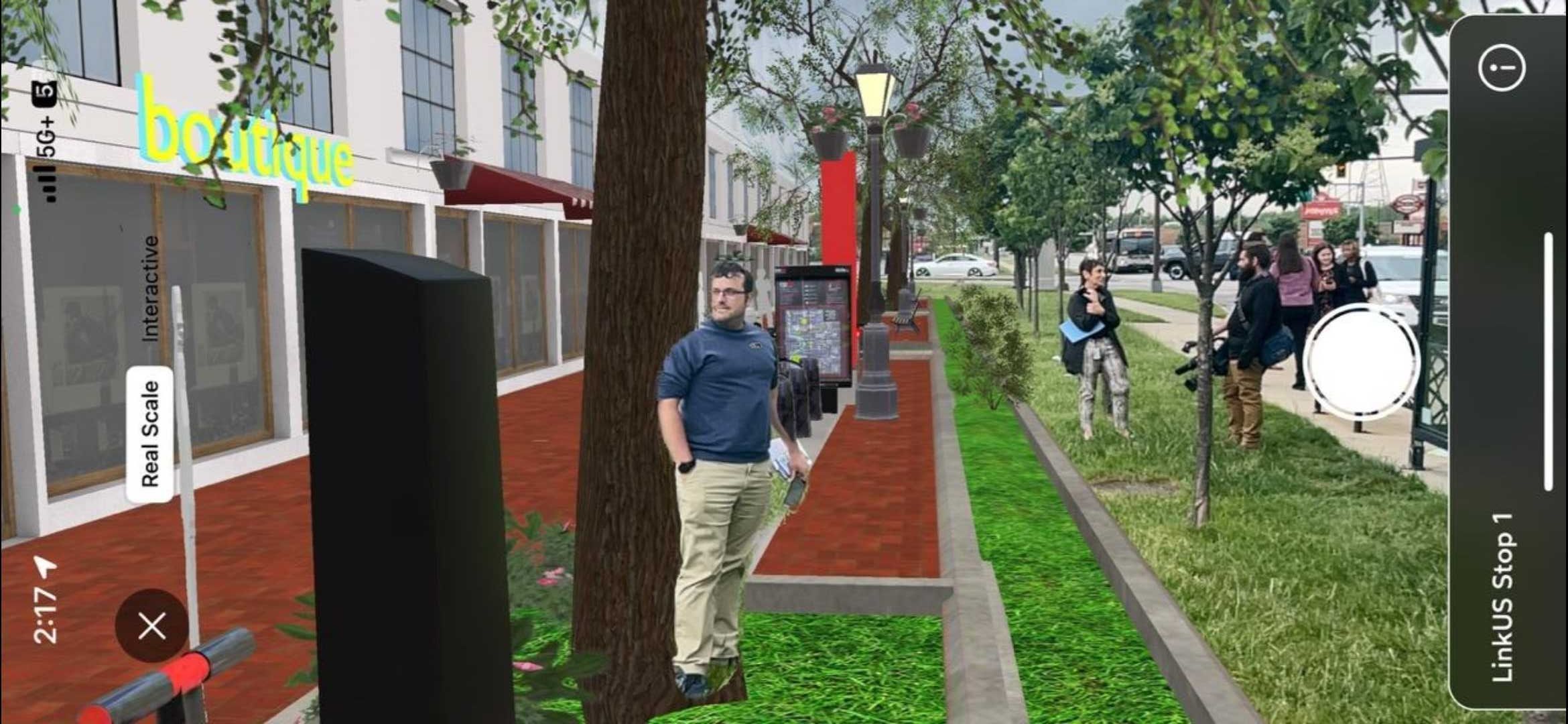 Augmented reality shows COTA plans for LinkUS rapid bus transit in