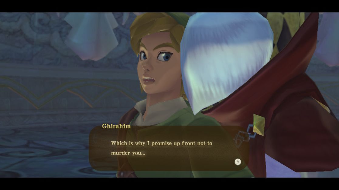 Screenshot from “The Legend of Zelda: Skyward Sword”