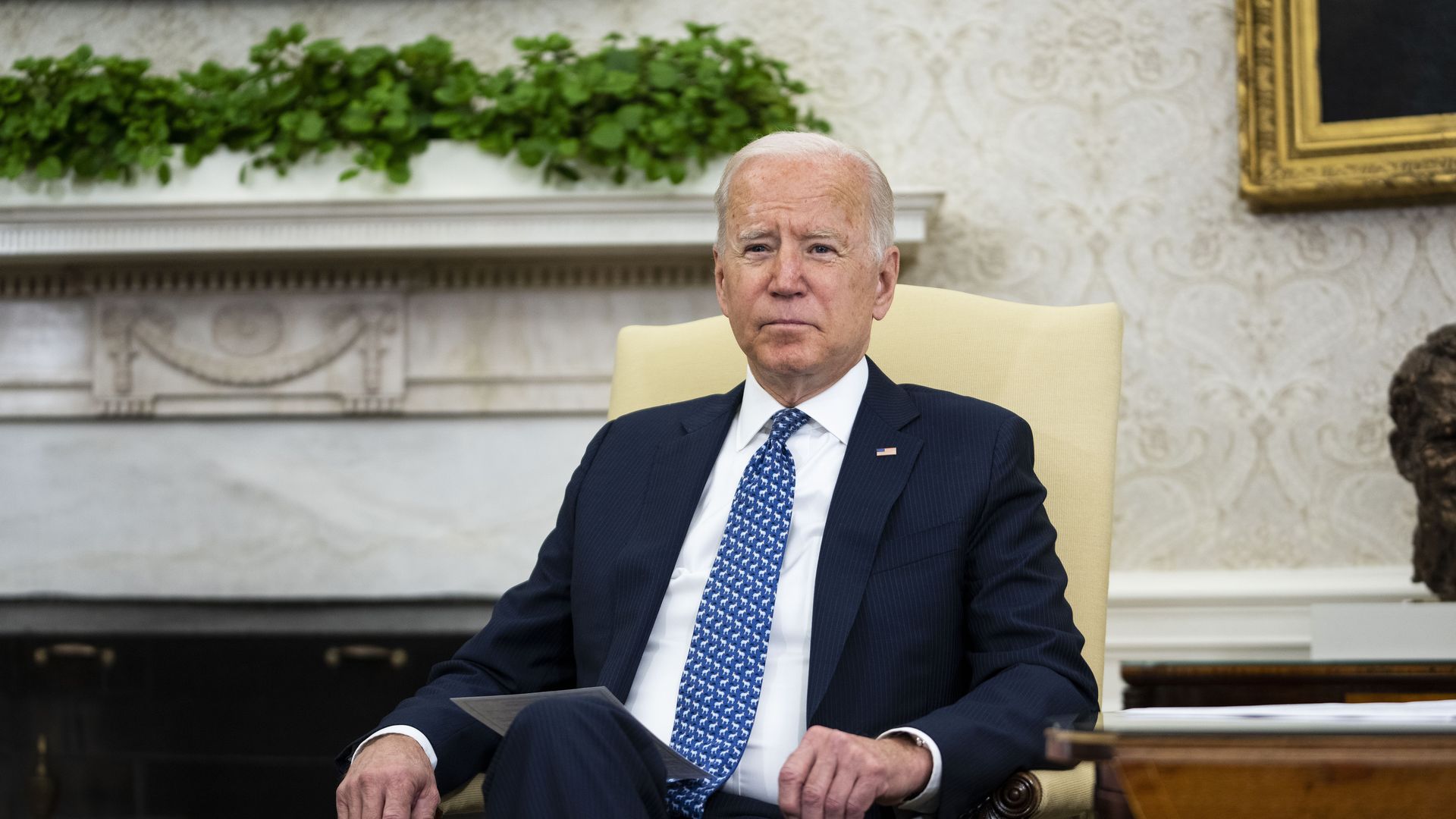 President Biden in the White House on Sept. 1.