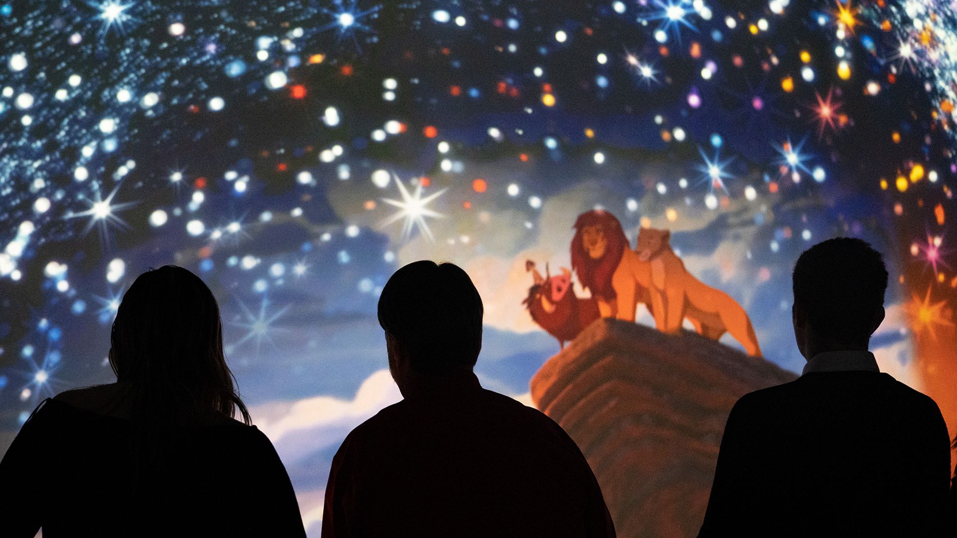 A projection at Disney's immersive experience. Photo: Courtesy of Lighthouse Immersive Studios