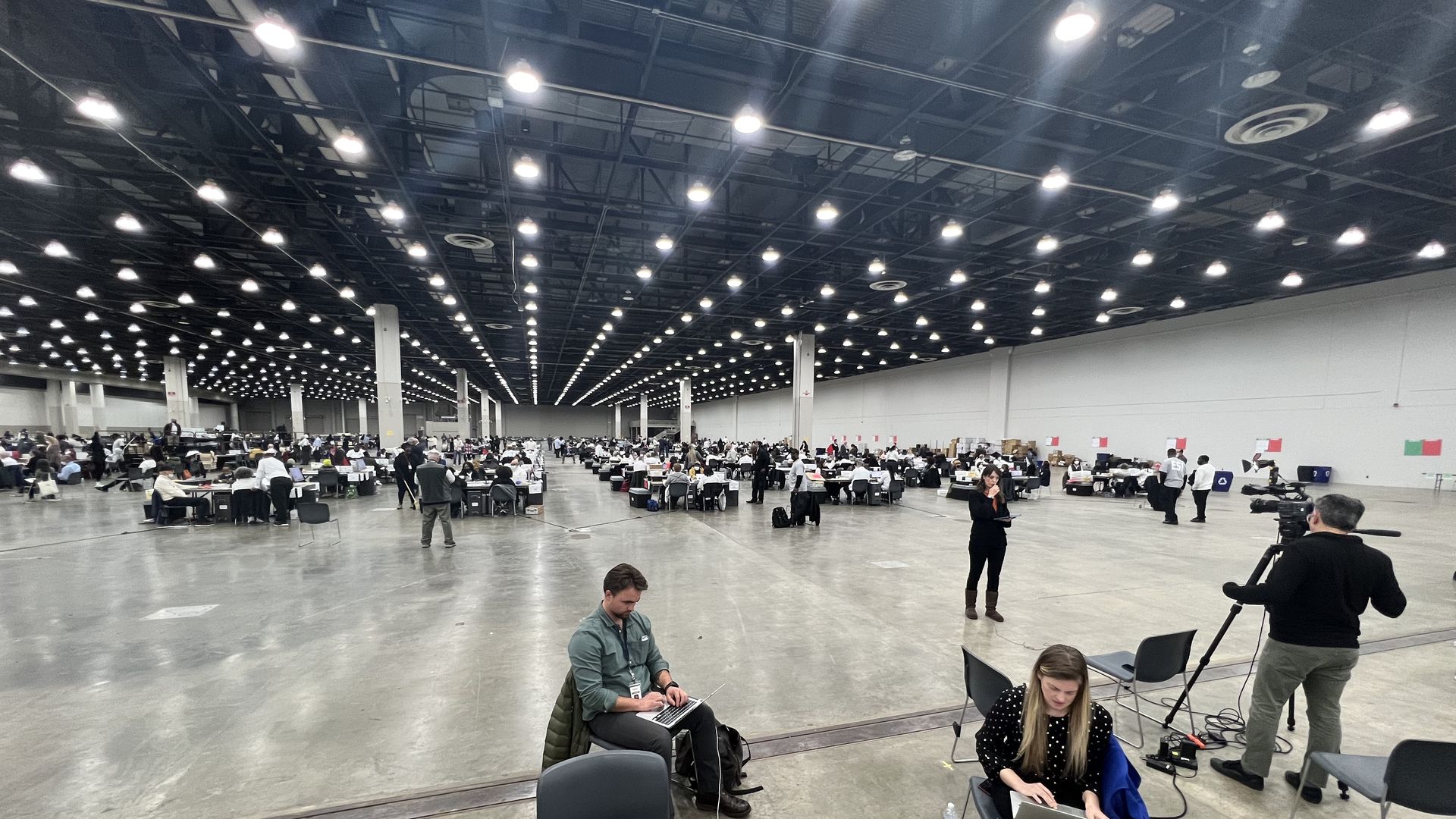 Detroit's absentee ballot counting board