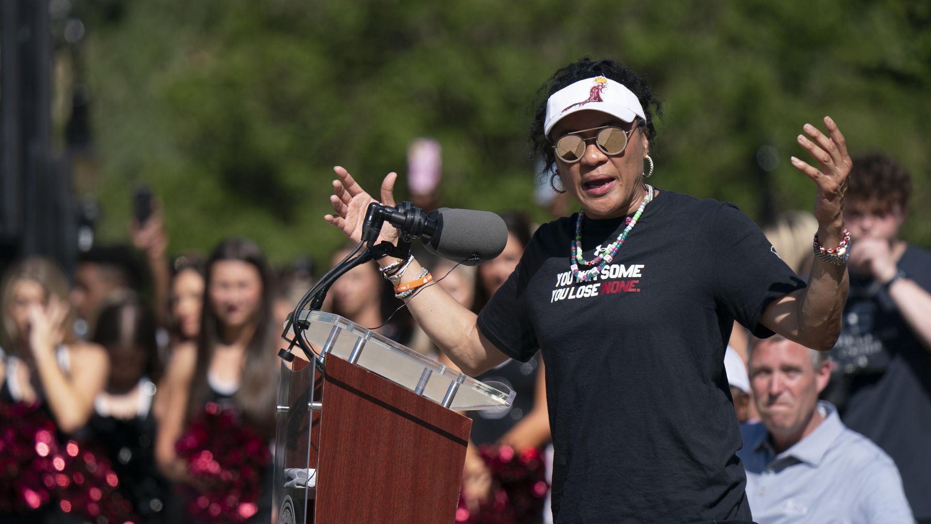 South Carolina head coach Dawn Staley