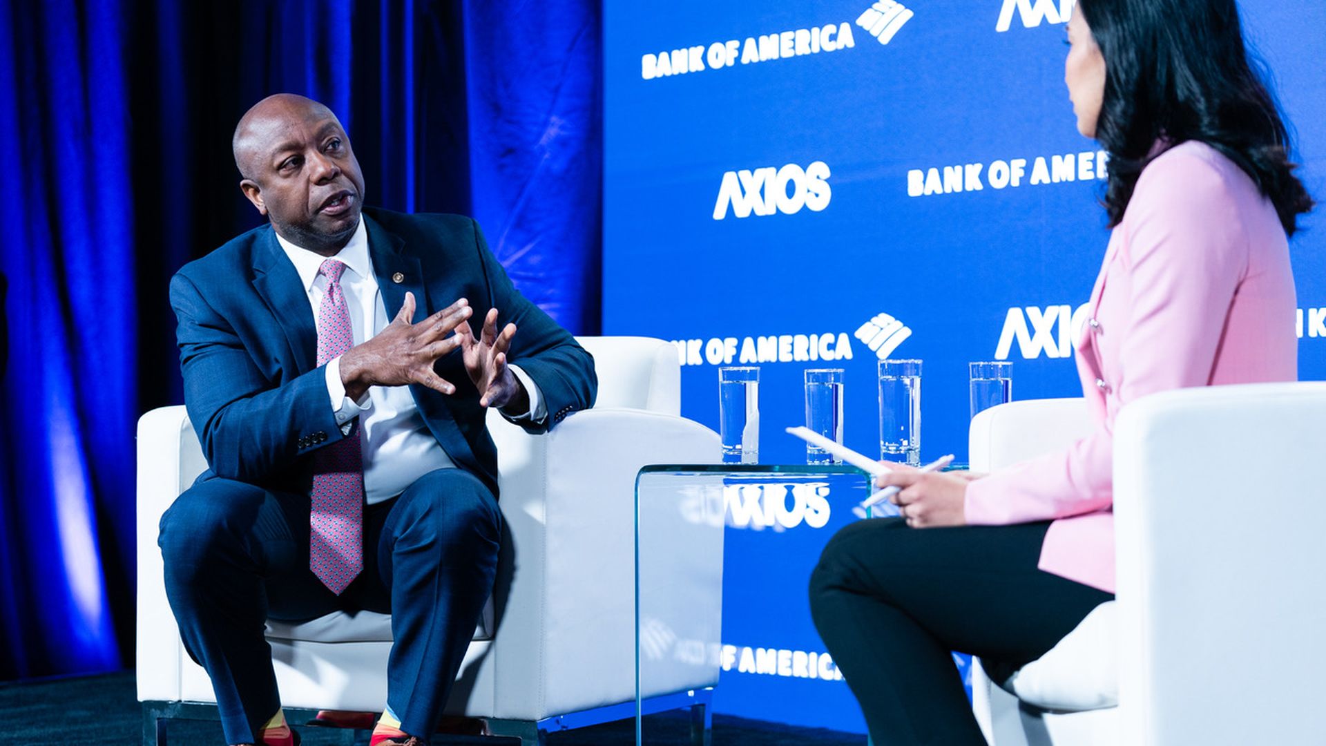 Sen. Tim Scott during an Axios News Shapers event