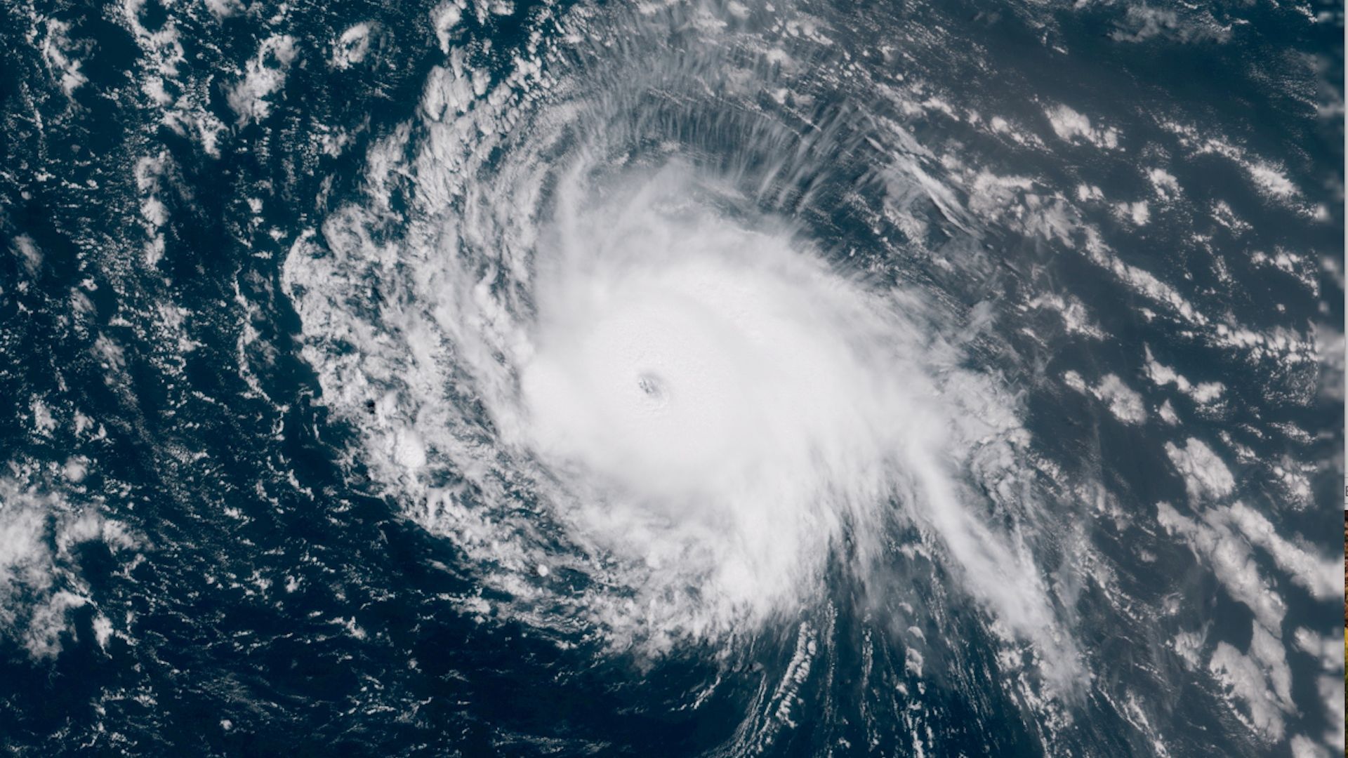 Satellite view of Hurricane Florence on Sept. 5, 2018.