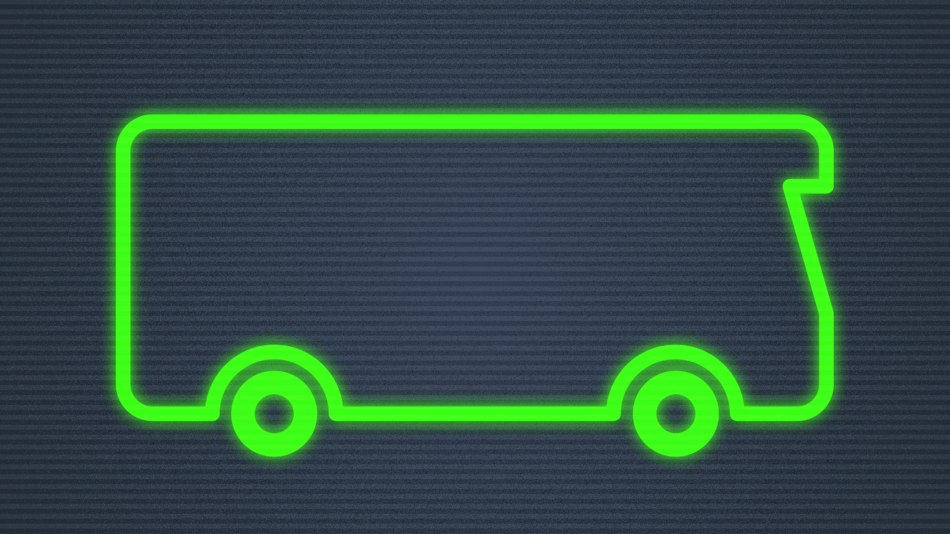 Animated illustration of a charge indicator bar in the shape of a bus, filling up with a bar that looks like money.