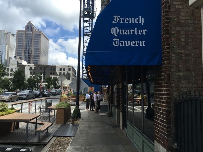 french quarter line for chicken on thursdays