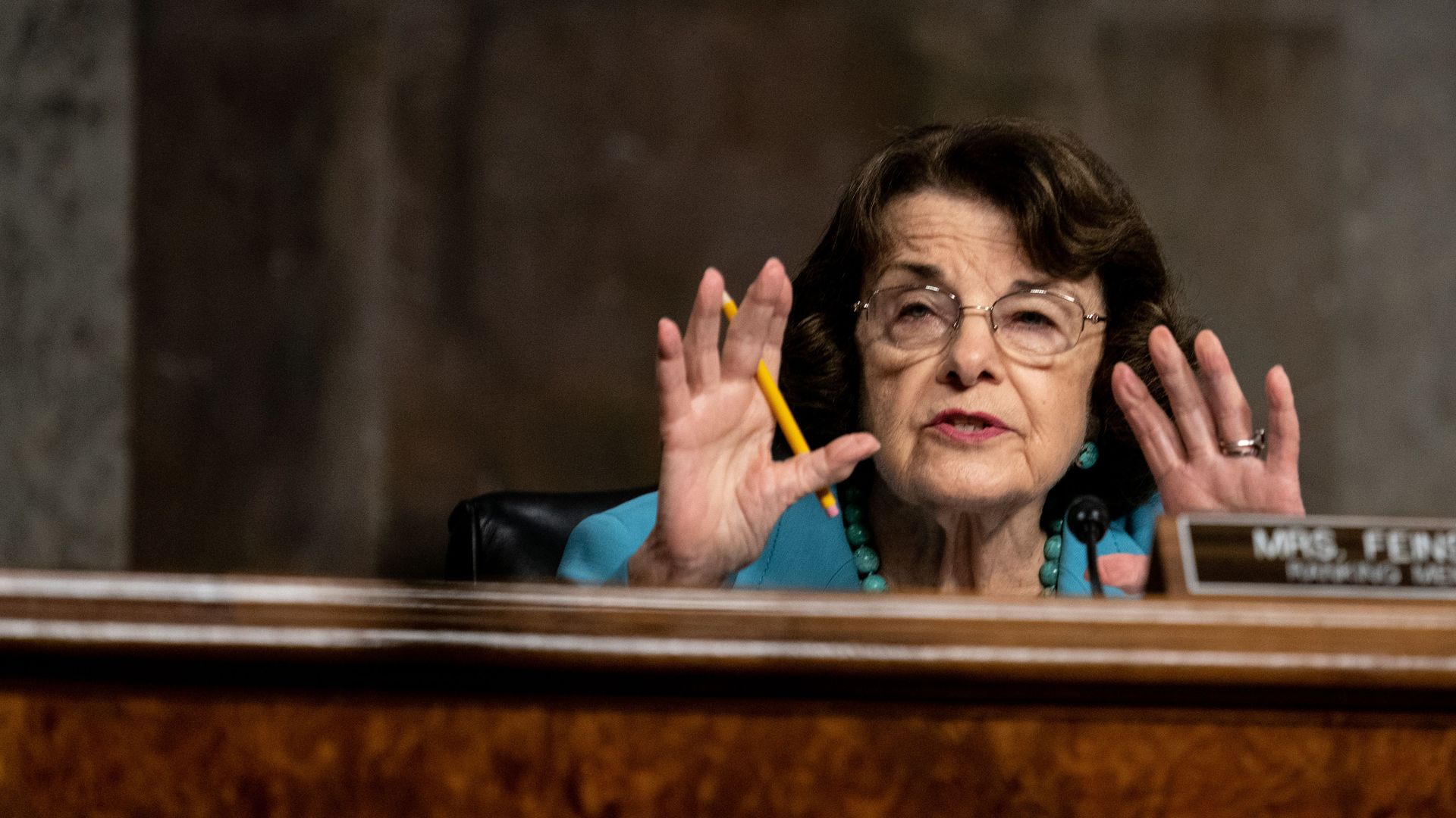Senate Judiciary Committee Ranking Member Sen. Dianne Feinstein (D-Calif.) speaking in August.