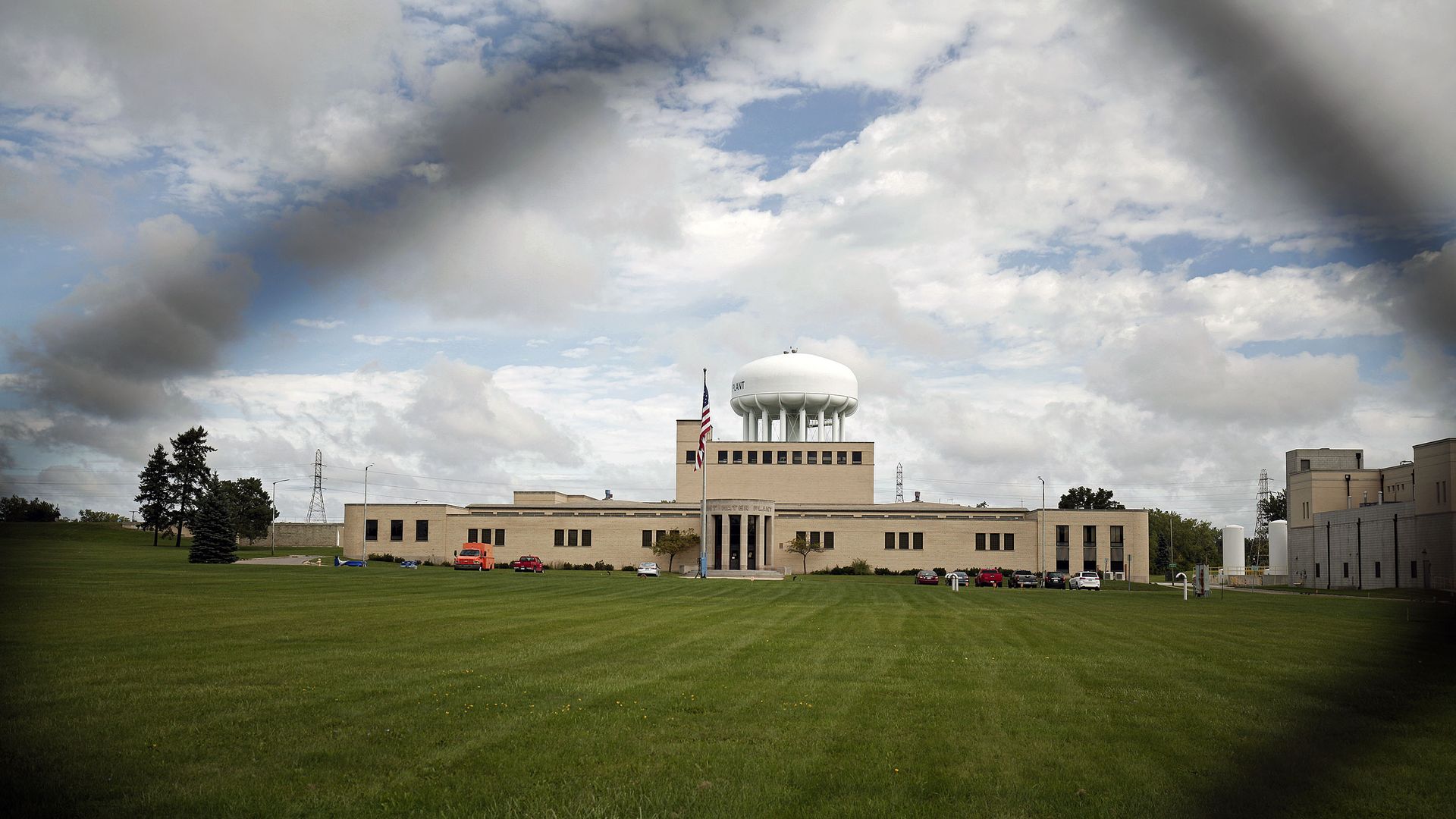 The Flint Water Treatment Plant is shown September 14, 2016 in Flint, Michigan.