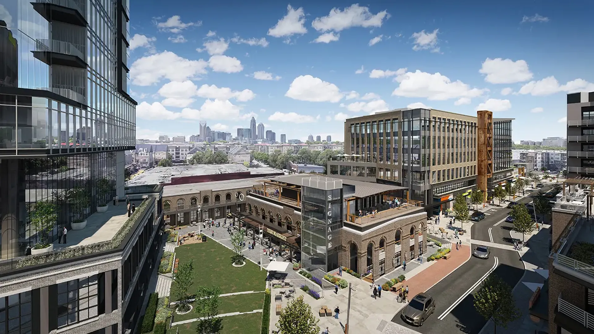 Commonwealth, a redevelopment of the Central Square shopping center in Plaza Midwood