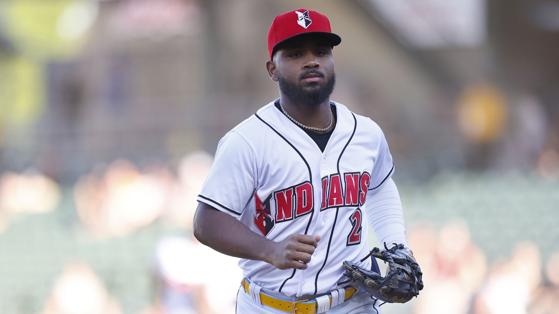 Indianapolis Indians player Liover Peguero
