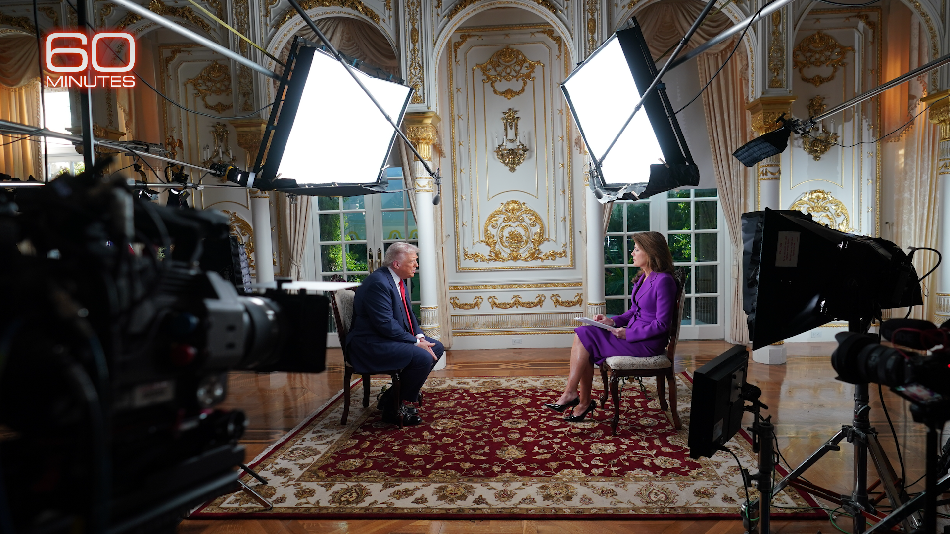 Norah O'Donnell interviews President Trump