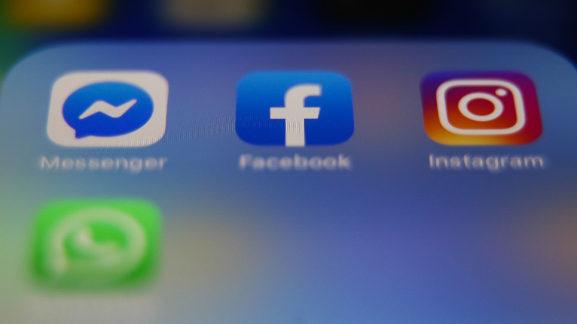 In this image, Facebook and Instagram apps are featured 