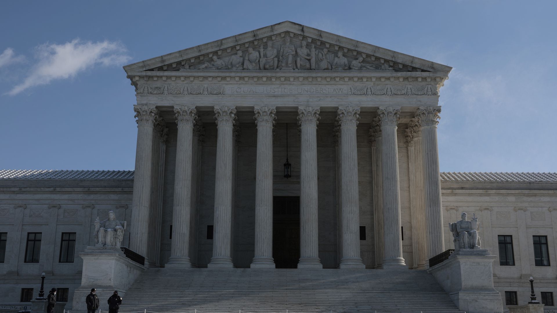A view of the U.S. Supreme Court on Capitol Hill on January 07, 2022 in Washington, DC