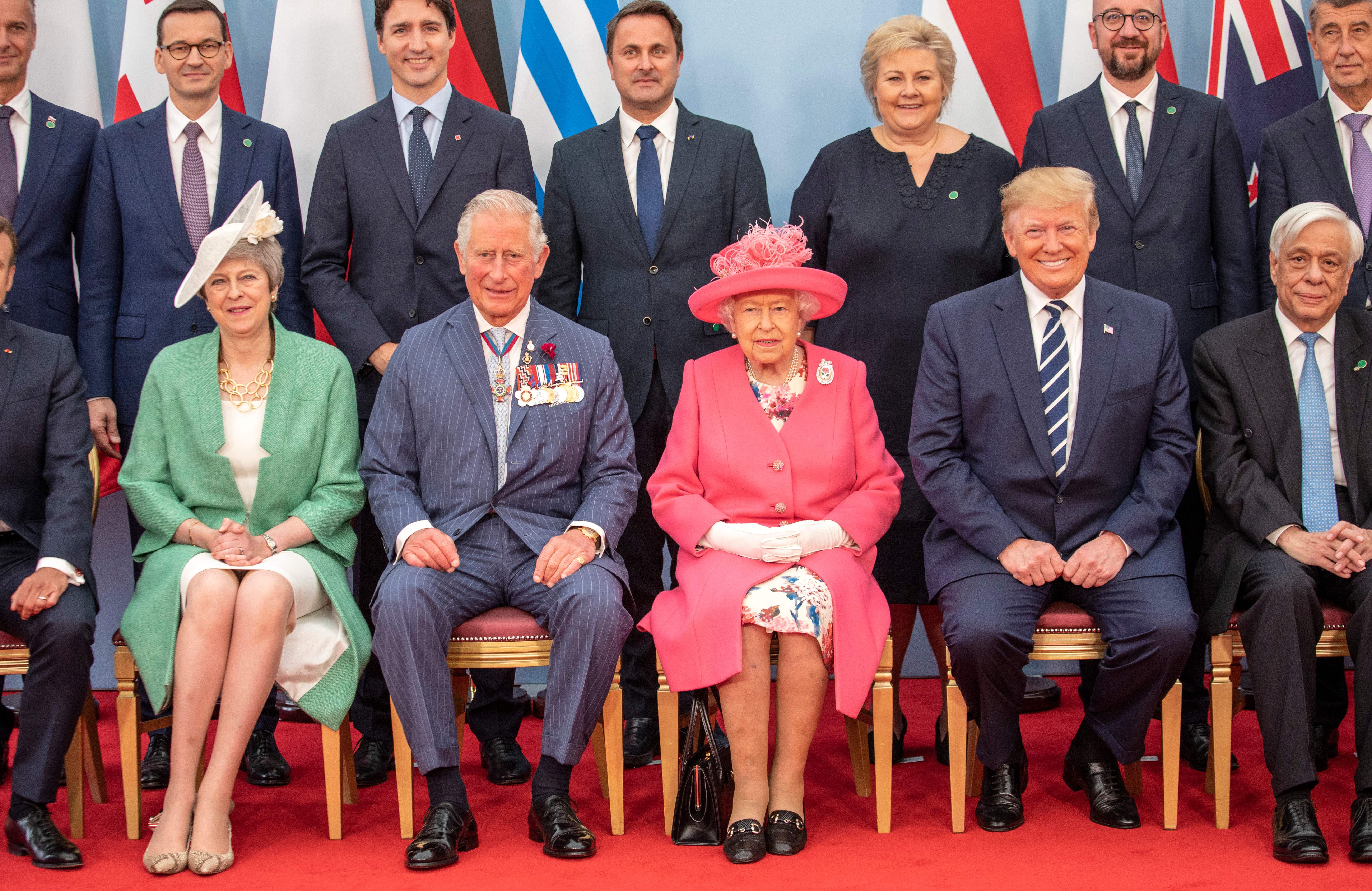 World leaders at D-Day celebration