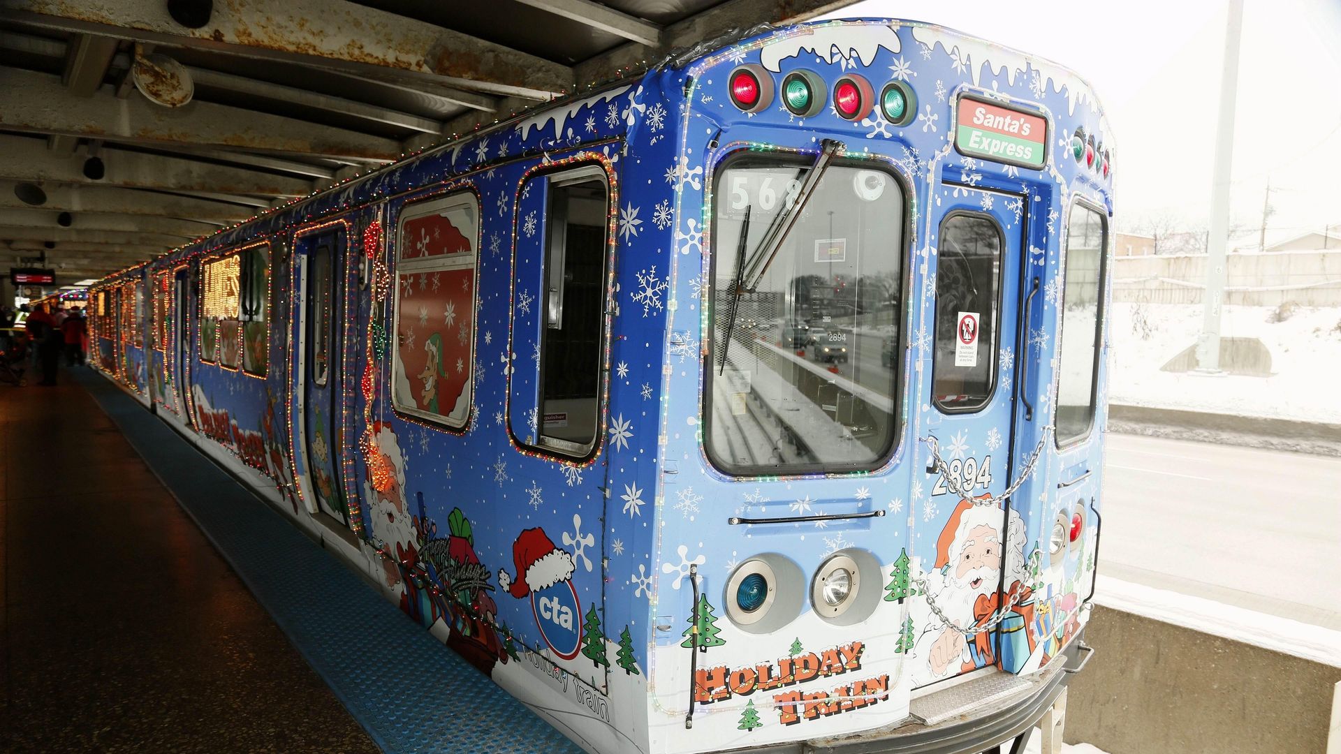 Chicago CTa Holiday train
