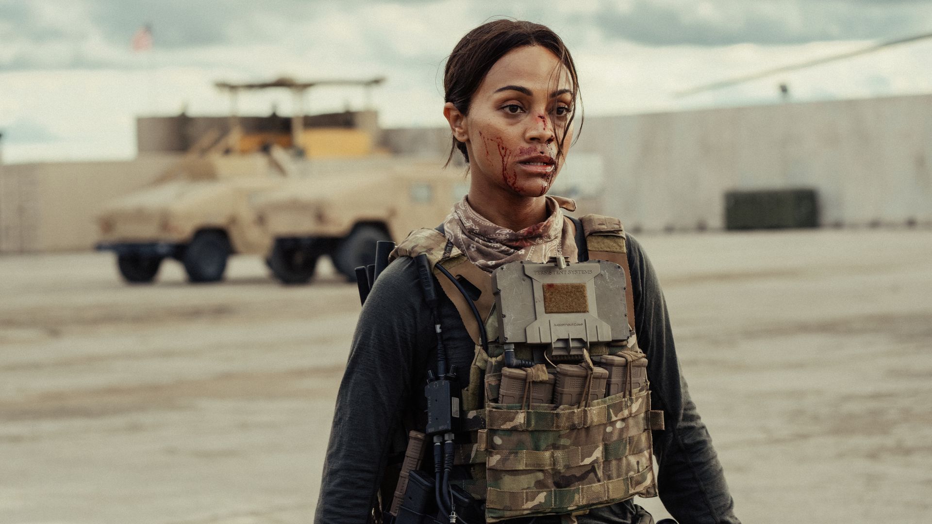 Zoe Saldaña in "Lioness" 