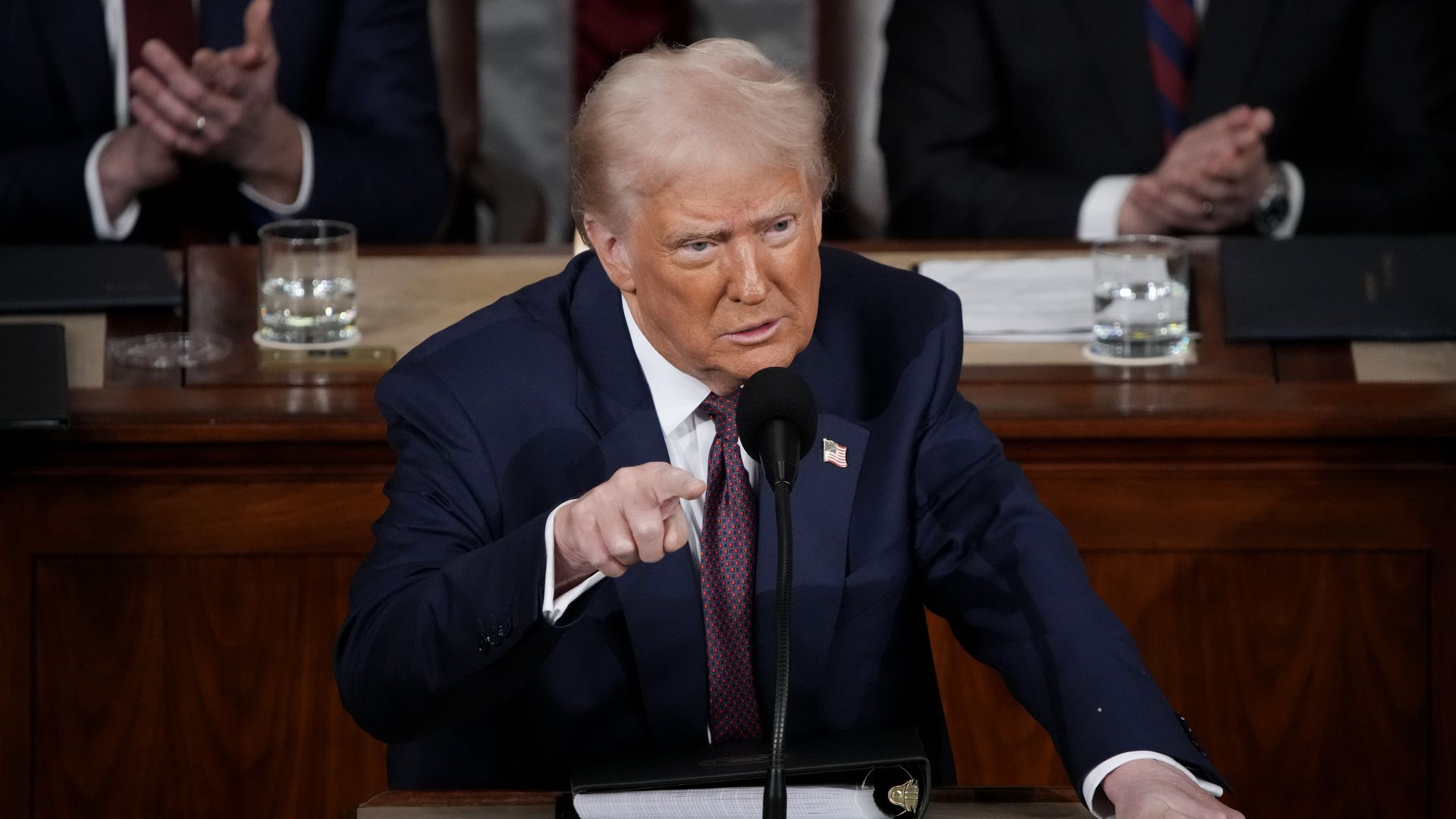 President Donald Trump addresses a joint session of Congress at the U.S. Capitol on March 04, 2025 in Washington, DC. President Trump was expected to address Congress on his early achievements of his presidency and his upcoming legislative agenda.