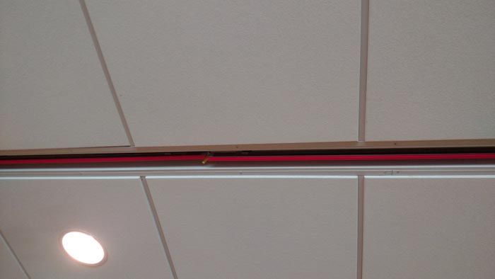 Levine Children's Hospital light ceiling 