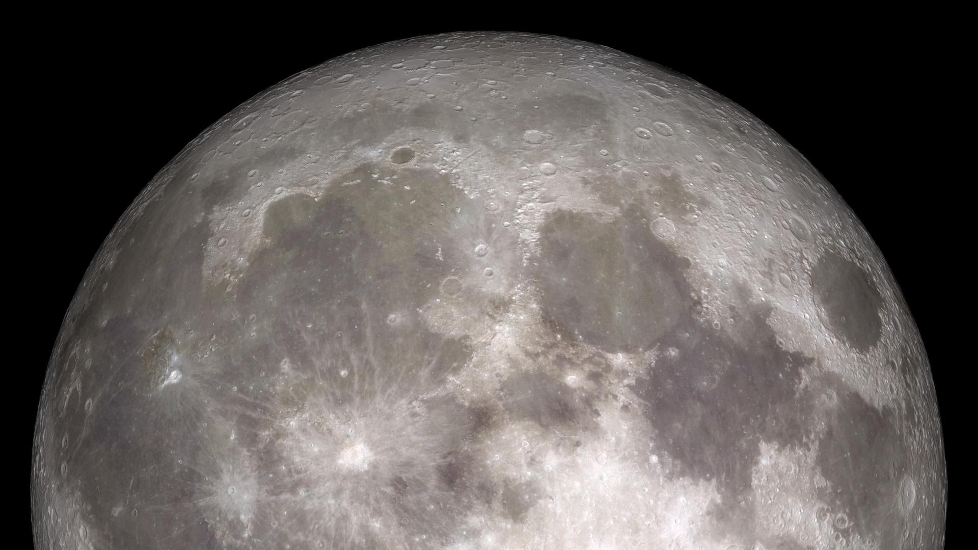 The Moon in full view