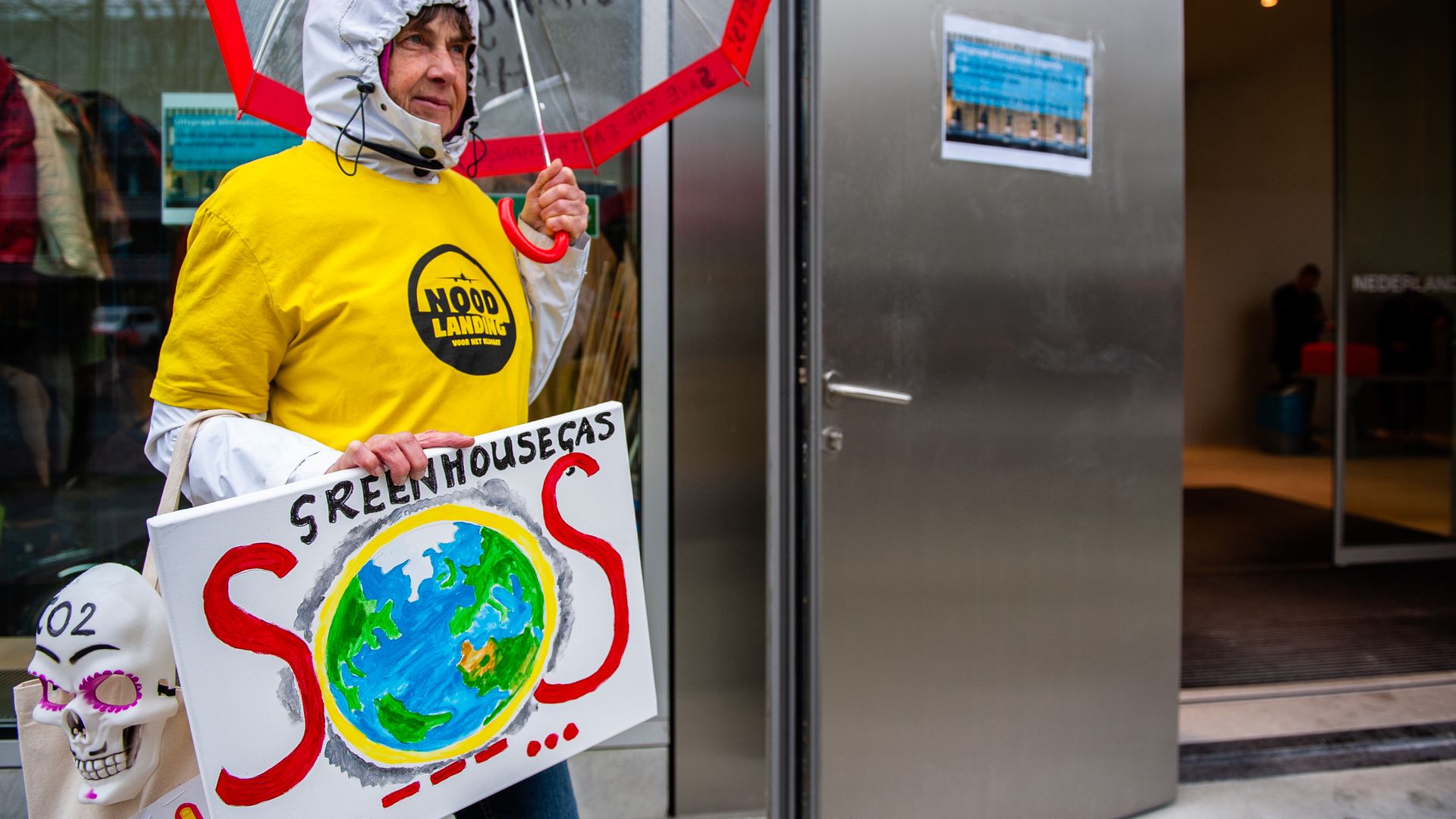 Climate protest in the Netherlands.