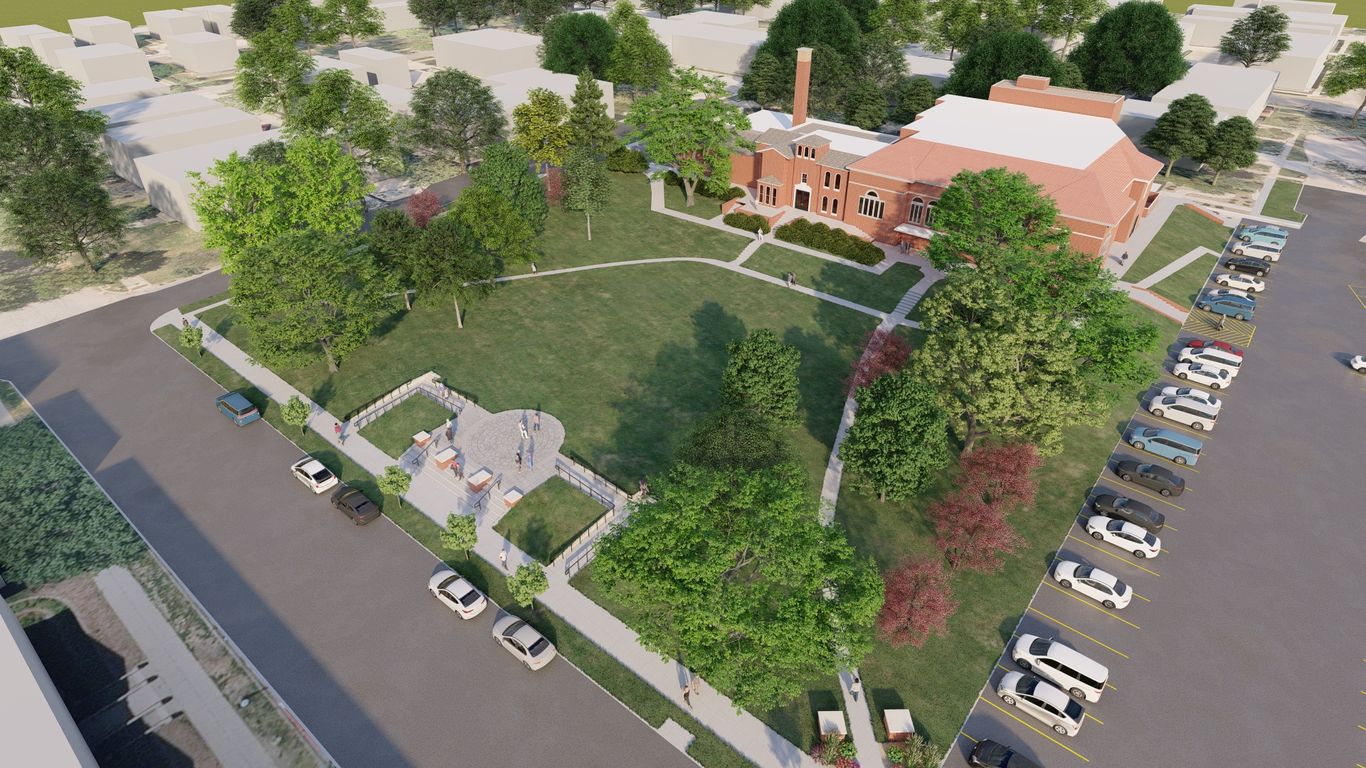 Hoyt Sherman Place unveils outdoor plaza plan in Des Moines Axios Des