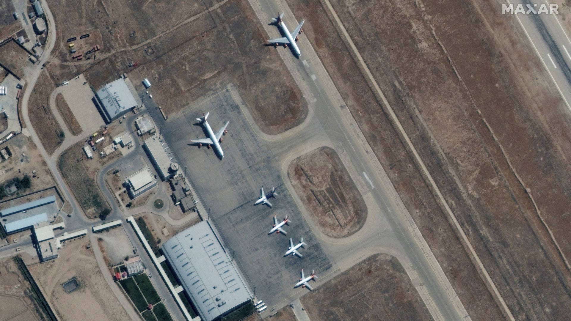 Photo: Maxar Technologies via Reuters