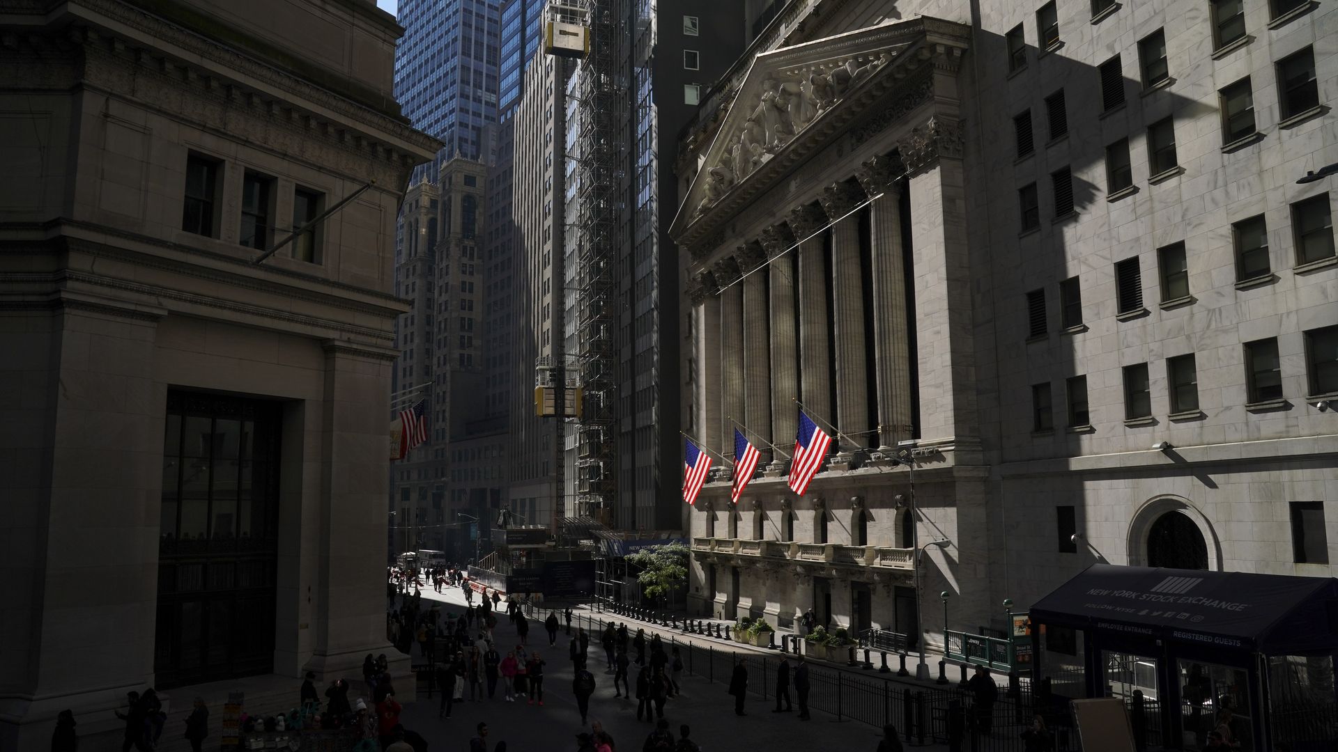 The New York Stock Exchange.