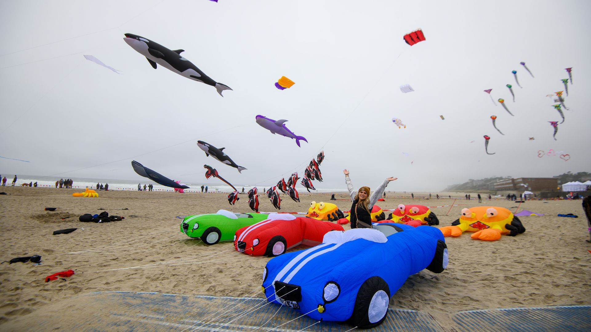 Colorful kites will dot the coastal sky at Lincoln City's annual festival this month. Photo: Courtesy of Explore Lincoln City