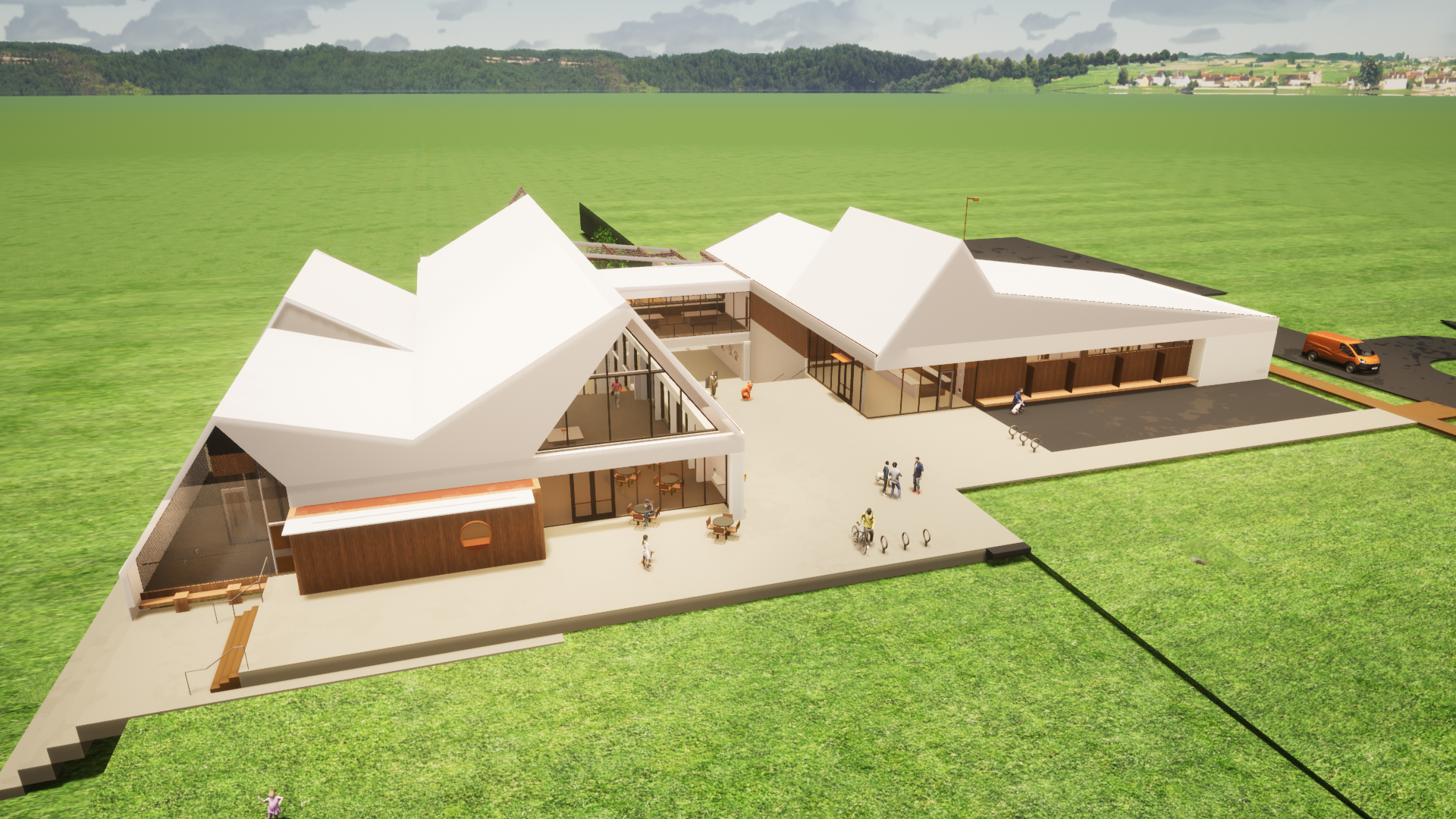 rendering of pet resource center